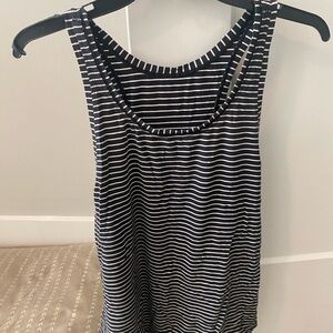 Lululemon racer back striped tank top